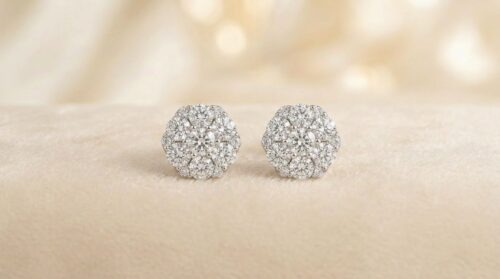 French Riviera argent & Moissanites